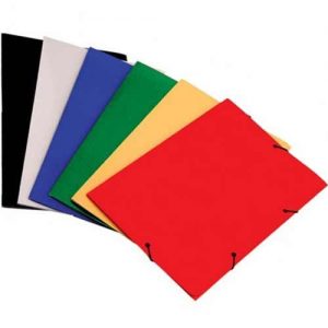 Pasta papel com elástico